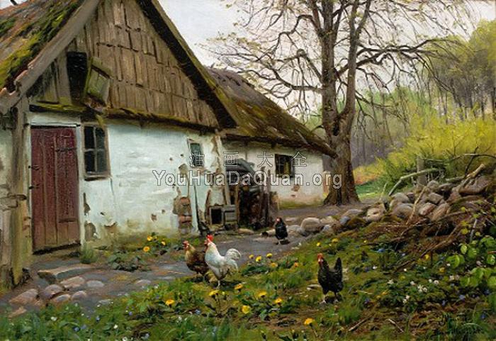 Bromolle Farm with Chickens - 佩德·莫克·曼斯特德